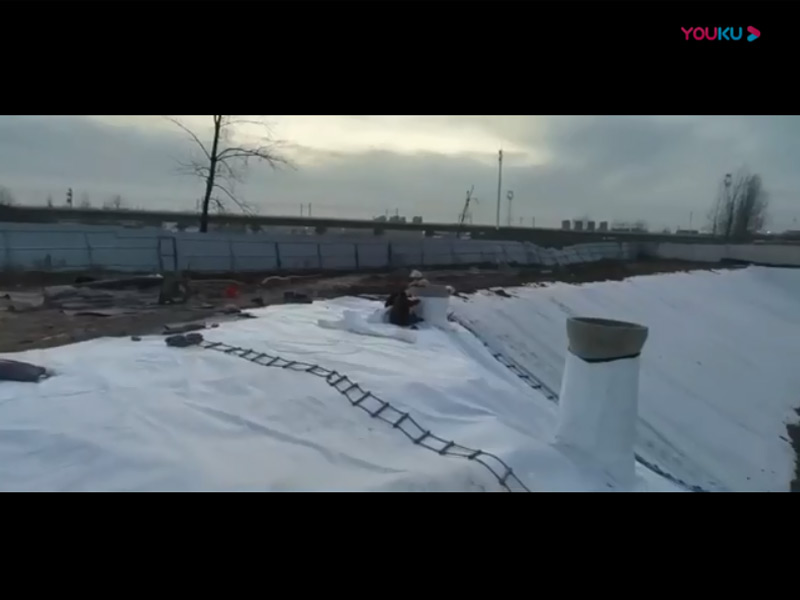 大型填埋場(chǎng)施工現場(chǎng)視頻