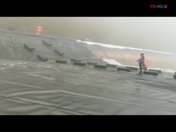 大型填埋場(chǎng)施工現場(chǎng)視頻